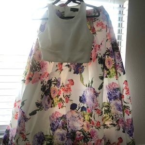 Two piece Bridal Wedding Guest Prom Dress